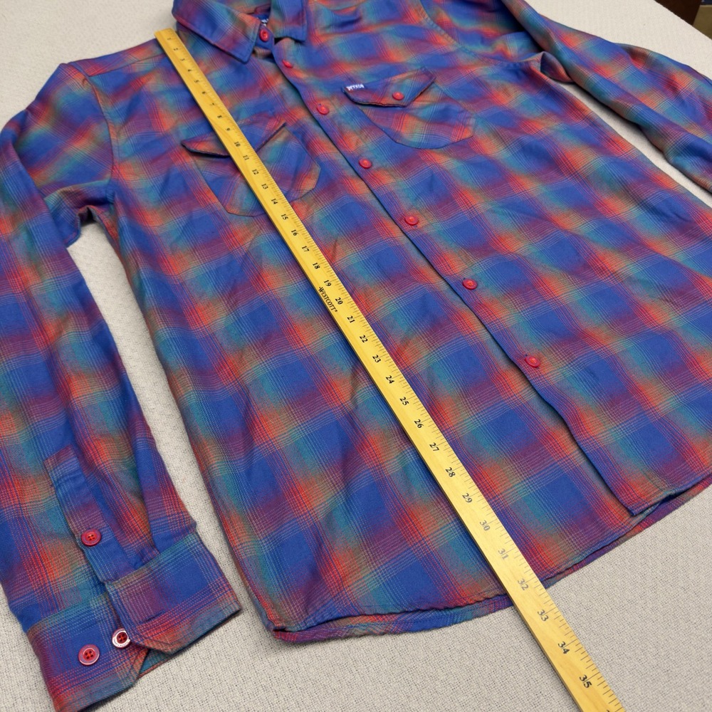 Dixxon Flannel Co Chucky Shirt Mens Plaid Button Down Biker Colorful Horror - Picture 7 of 7